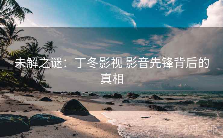 未解之谜：丁冬影视 影音先锋背后的真相